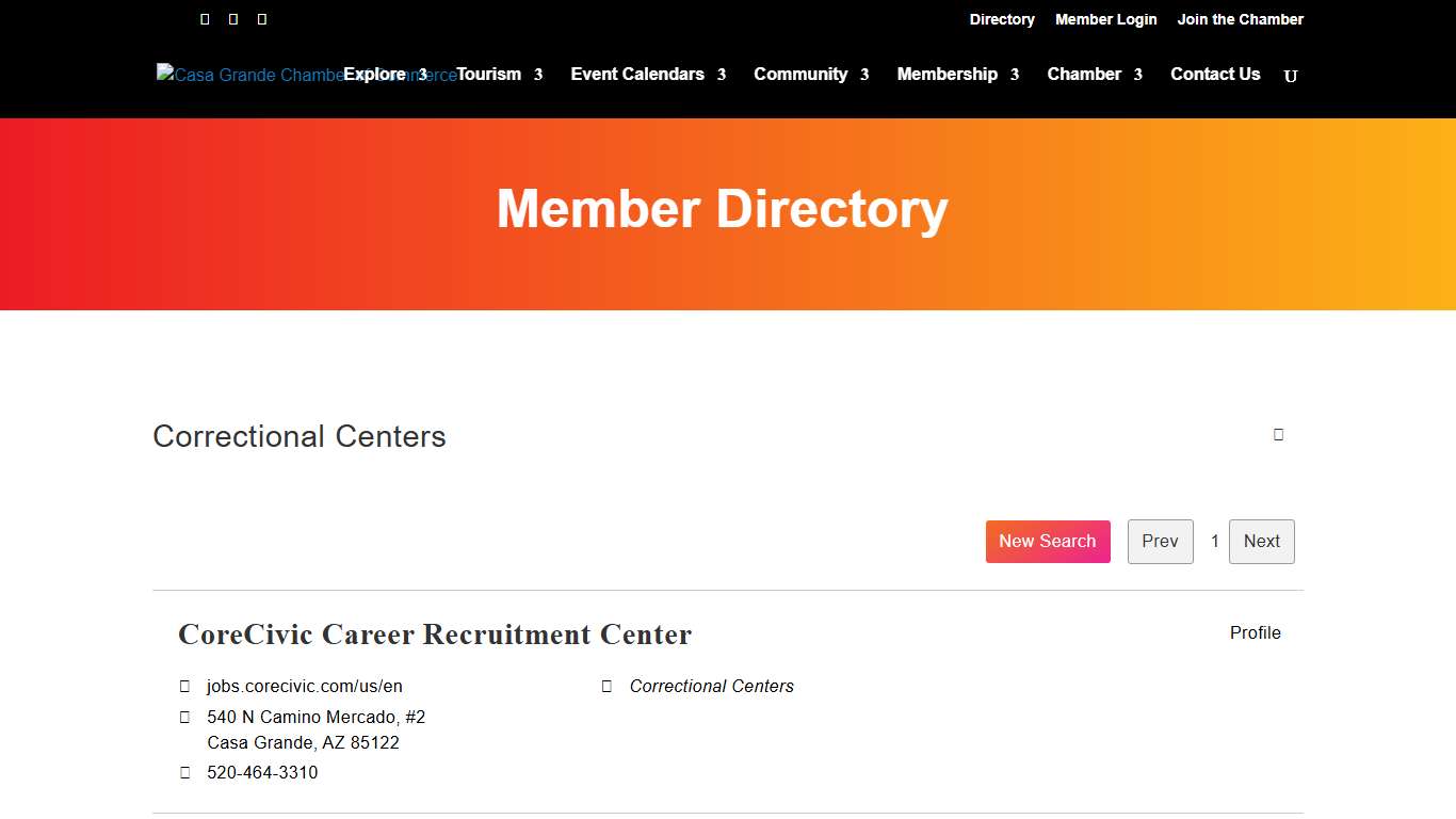 Correctional Centers - - Greater Casa Grande Chamber of Commerce